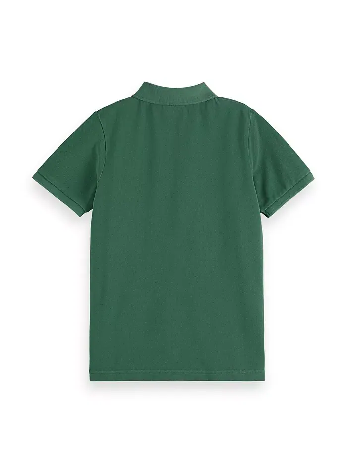 Детская и подростковая поло из пике с эффектом garment dye SCOTCH & SODA — 2