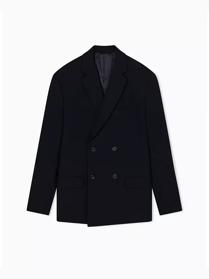 Мужской ночной лаб шерстяной двубортный блейзер A|X Armani Exchange — изображение 5 из 5