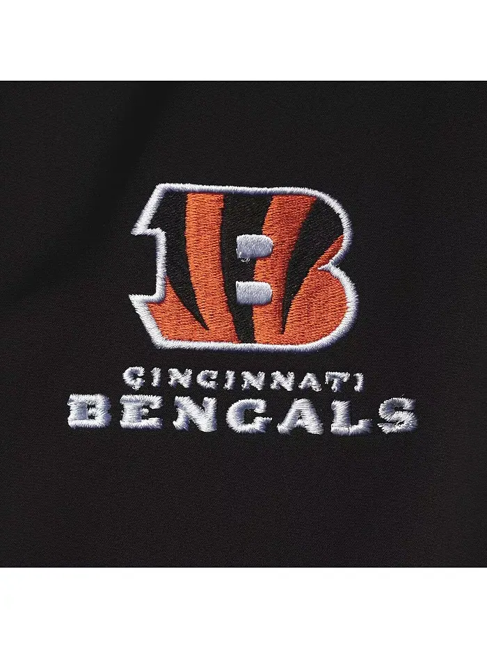 Мужская черная мягкая ветровка Sonoma с полной застежкой-молнией Cincinnati Bengals Dunbrooke — изображение 3 из 4