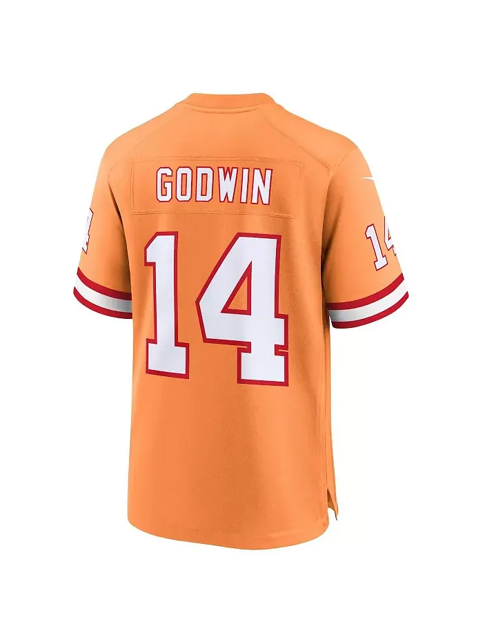 Мужская оранжевая джерси Tampa Bay Buccaneers в стиле ретро Chris Godwin Nike — изображение 2 из 3
