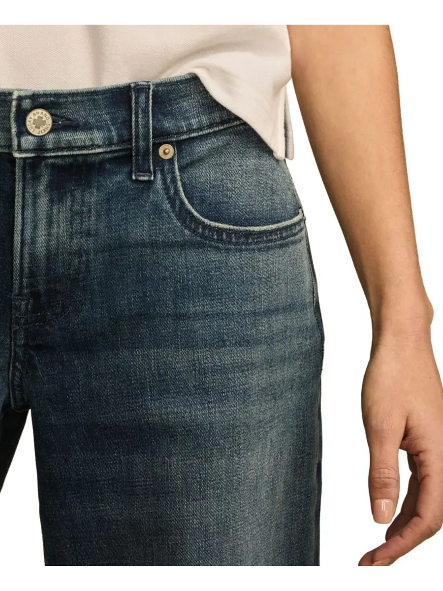 Джинсы с широкими штанинами, мидл-райз Lucky Brand, Set It Free Wash — изображение 4 из 6