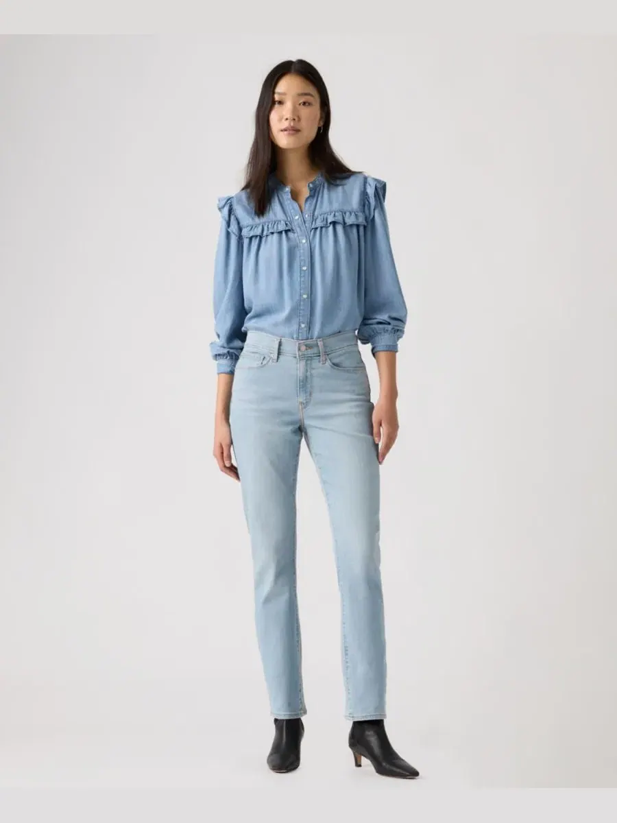 Джинсы прямого кроя с завышенной талией Levi's, Up And Away