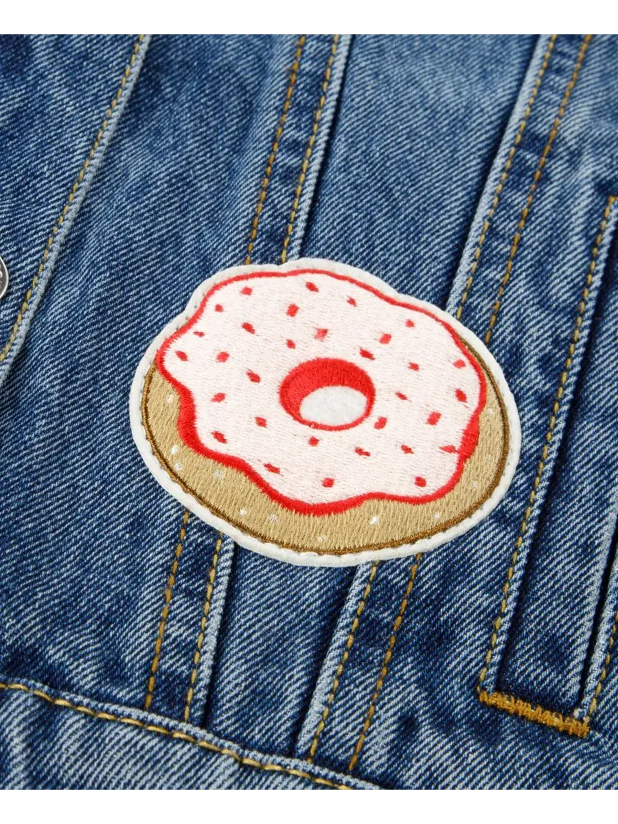 Детская джинсовая куртка-тракер с патчами Levi's, Evie — изображение 6 из 6