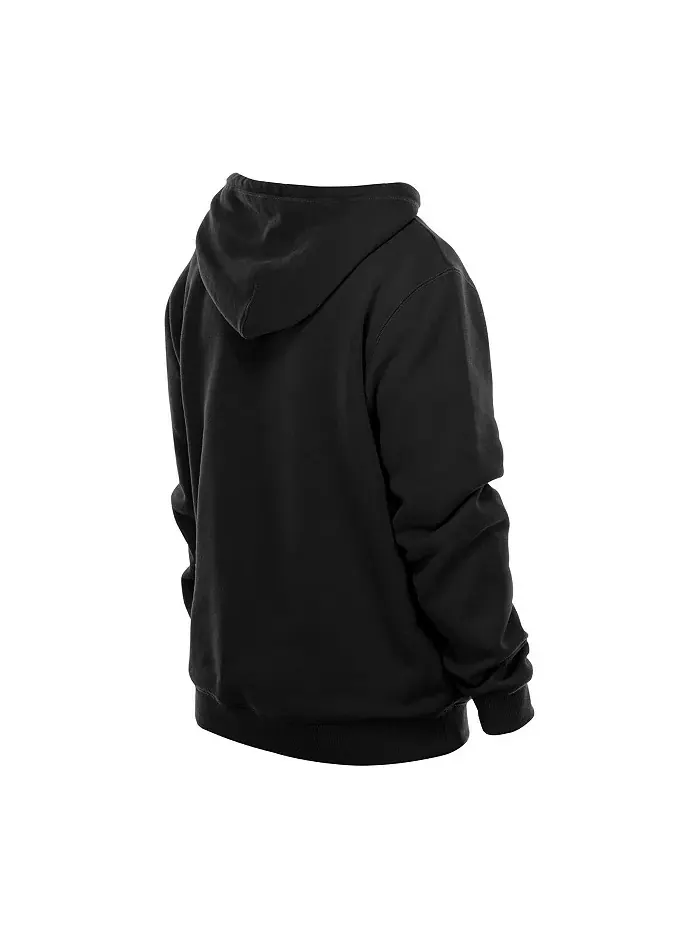 Мужская черная толстовка с логотипом Los Angeles Lakers Select Premium Pullover Hoodie New Era — изображение 2 из 3