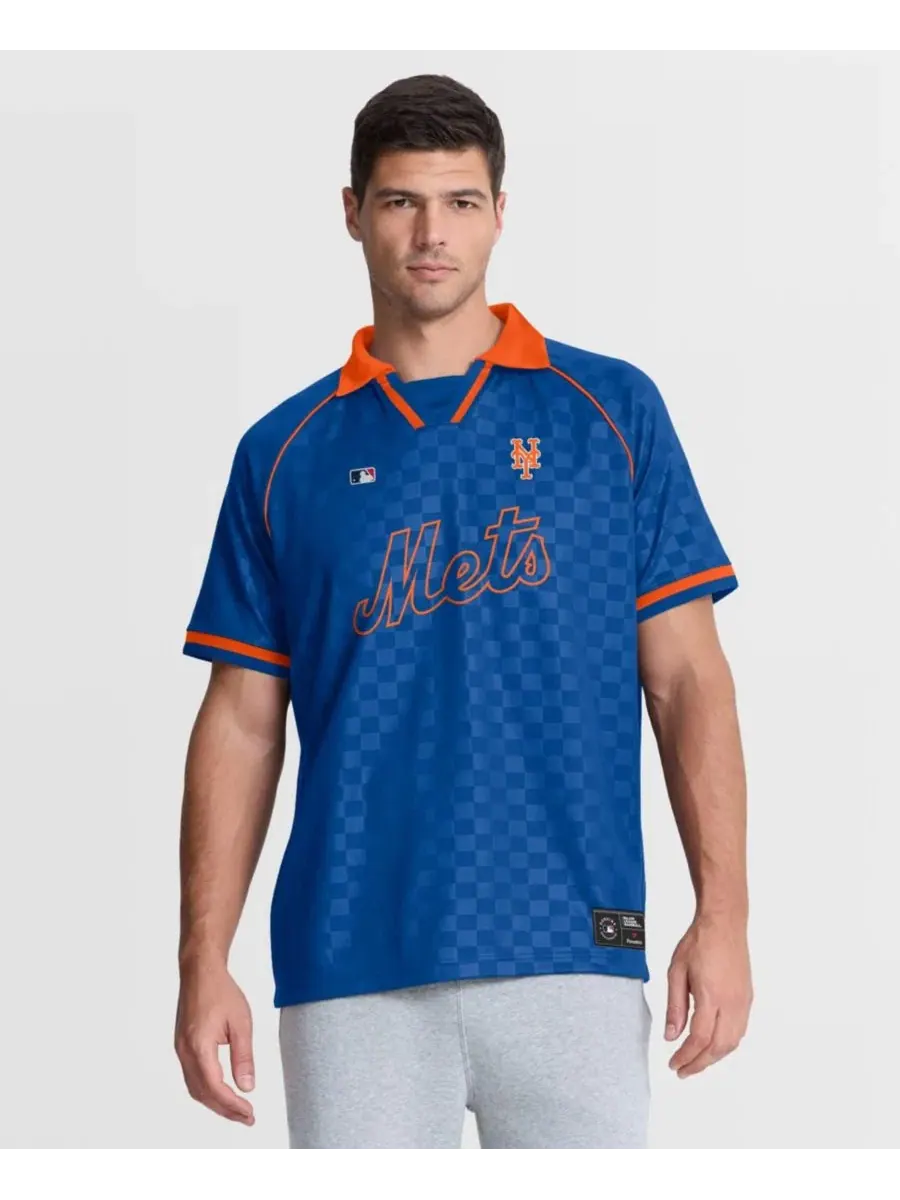 Поло с рэглан-рукавами Homerun Raglan V-Neck Polo Fanatics