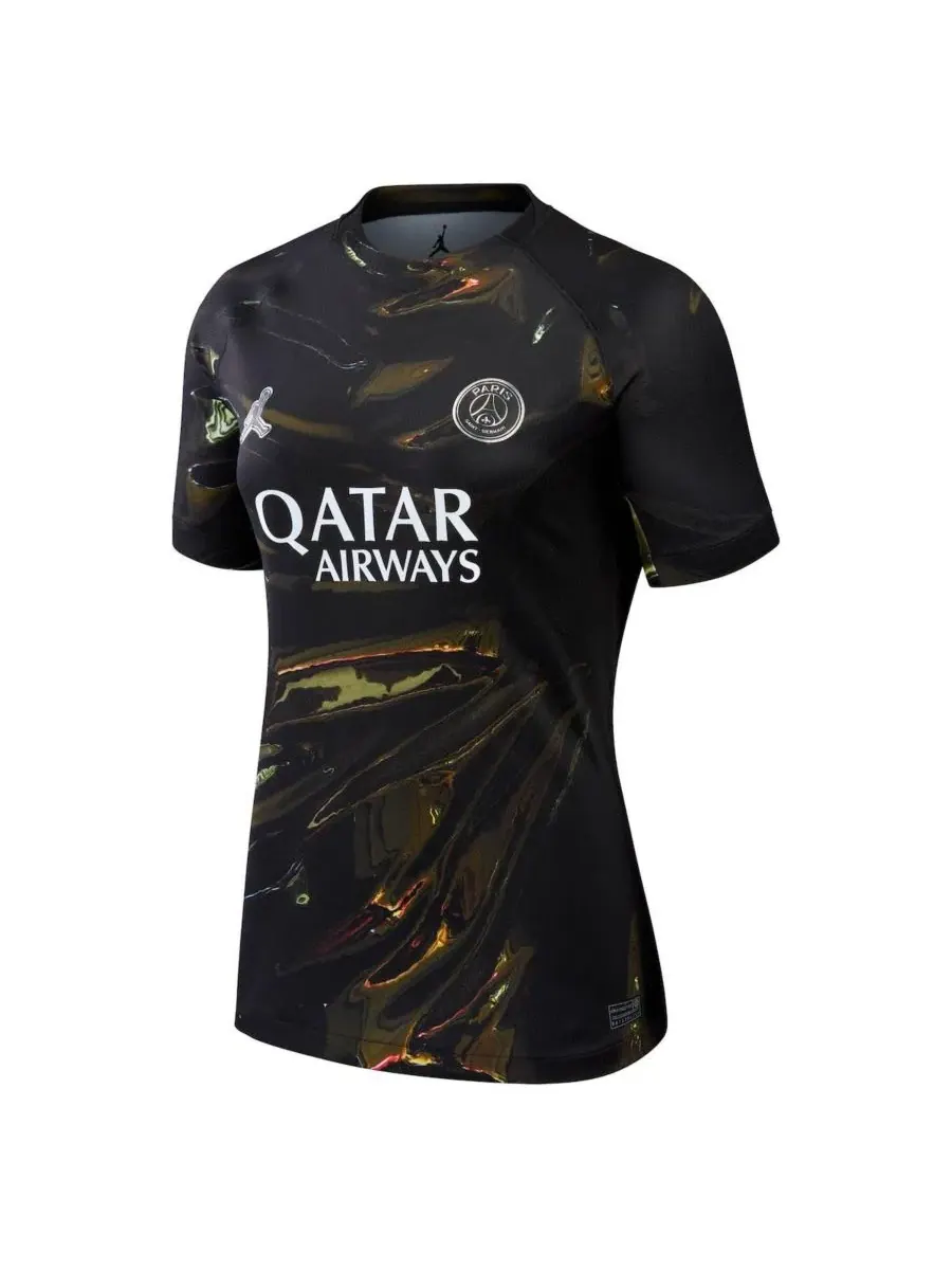 Футболка с принтом PSG Fifth Stadium Replica Jersey Jordan — изображение 2 из 3, черный