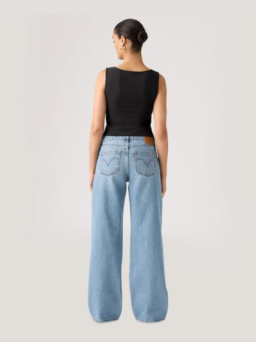 Джинсы Levi's с низкой посадкой и широкими прямыми штанинами, Shakey Ground — изображение 5 из 5
