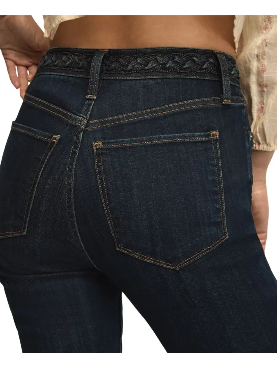 Джинсы расклешенные с высокой посадкой Stevie High-Rise Flare Lucky Brand, Dixie Darling Wash — изображение 6 из 6