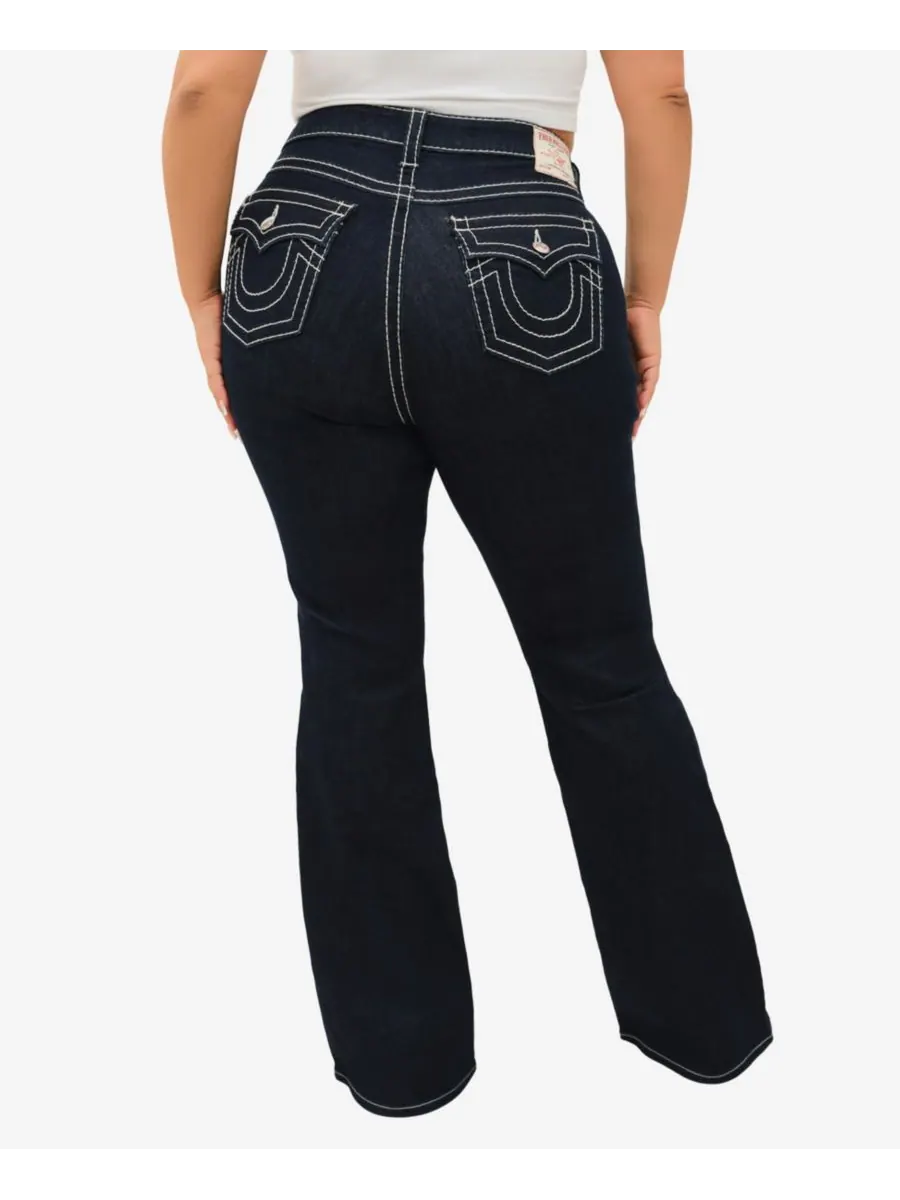 Джинсы Becca Bootcut Mid Rise больших размеров True Religion, Body Rinse — изображение 3 из 3