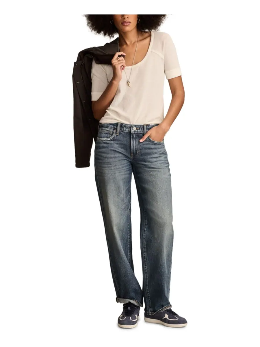 Женские свободные джинсы с низкой посадкой Lucky Brand, Gone Rogue — изображение 2 из 4
