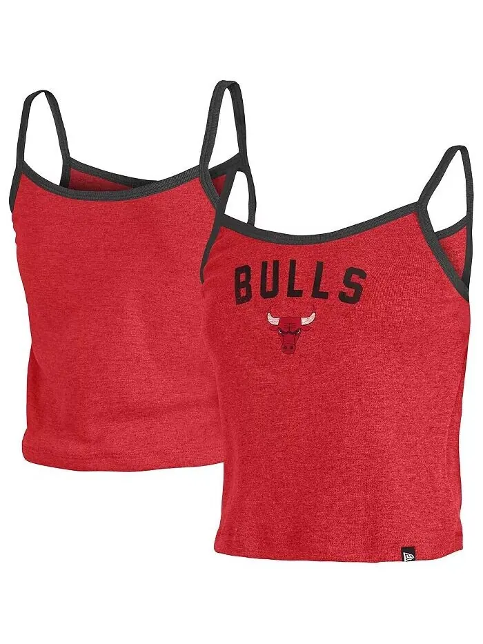Женская майка Red Chicago Bulls на тонких бретелях New Era — изображение 1 из 2