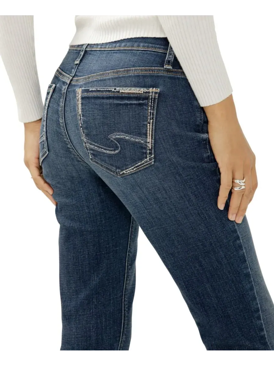 Женские джинсы Elyse с завышенной талией и расклешенными штанинами Silver Jeans Co., Atlantic Shores — изображение 3 из 4