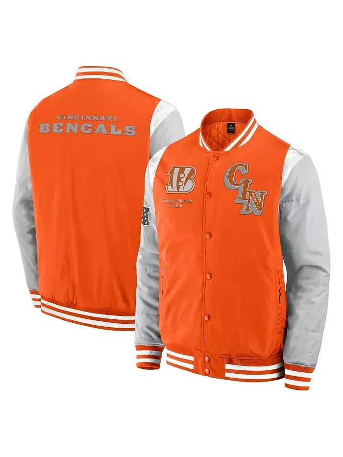 Мужская и женская оранжевая куртка Cincinnati Bengals Elements Elite на молнии Fanatics