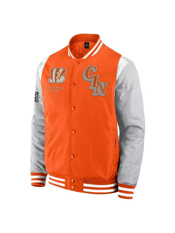 Мужская и женская оранжевая куртка Cincinnati Bengals Elements Elite на молнии Fanatics — изображение 2 из 3