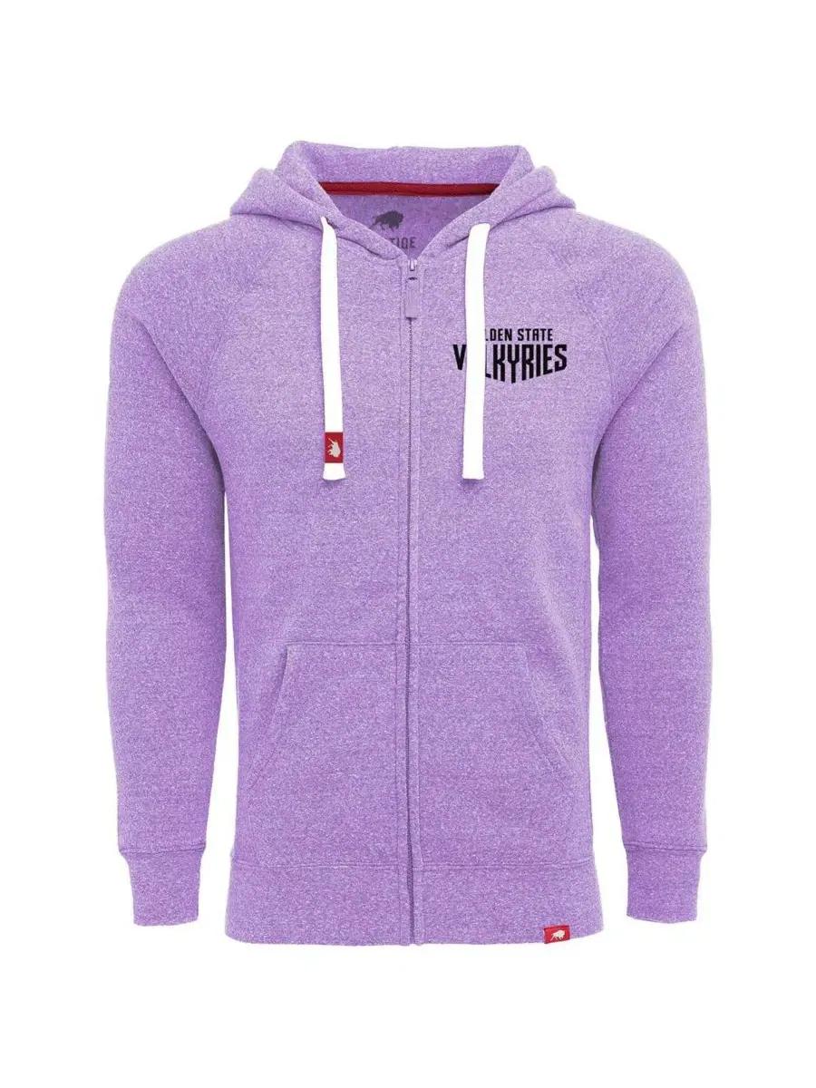 Худи с капюшоном и полной молнией, с рукавами реглан, с принтом, Heywood Tri-Blend Raglan Full-Zip — изображение 3 из 3