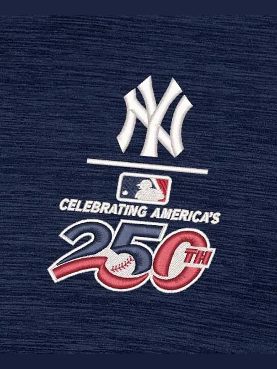 Поло с вышивкой Celebrating America's 250th Layout Antigua — изображение 2 из 4, темно-синий