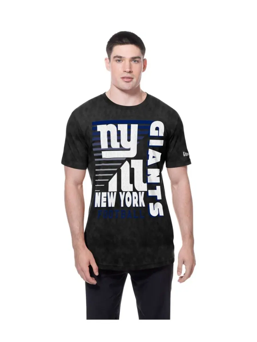 Футболка оверсайз с принтом New York Giants New Era — изображение 2 из 5, черный