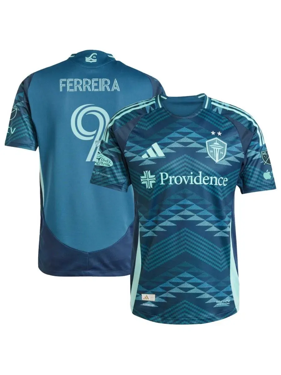 Футболка с коротким рукавом Jesus Ferreira 2025 The Salish Sea Kit Authentic Player Jersey adidas