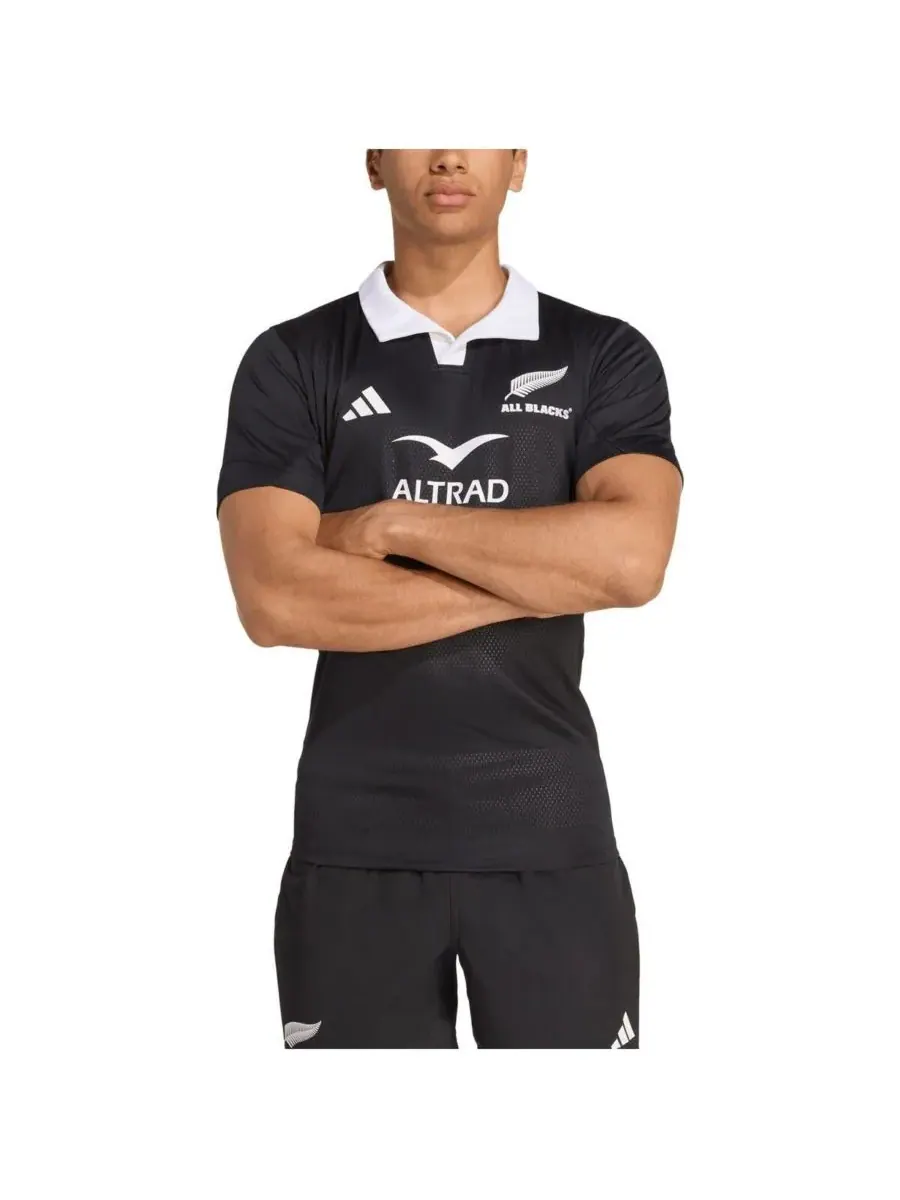 Adidas Мужская домашняя аутентичная футболка All Blacks сезона 2025/26 — изображение 4 из 5, черный