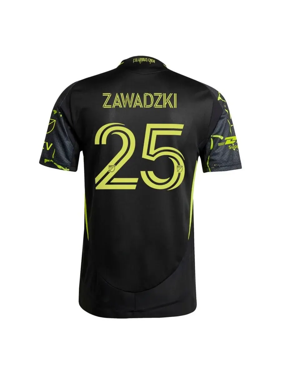 Adidas Мужская черная футболка Шона Завадзки Columbus Crew 2025 из фильма «Мурашки по коже» (The — изображение 3 из 3, черный