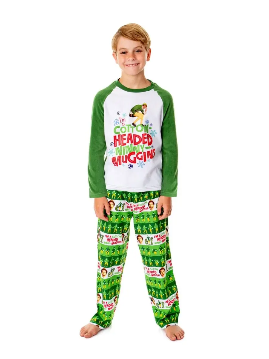 Пижамный комплект с принтом Elf the Movie, модель Cotton-Headed Ninny-Muggins Elf, Open