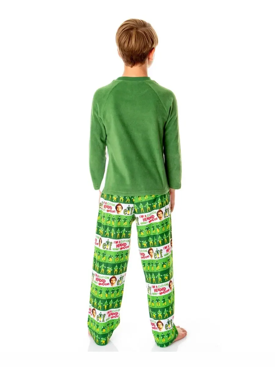 Пижамный комплект с принтом Elf the Movie, модель Cotton-Headed Ninny-Muggins Elf, Open — изображение 2 из 3