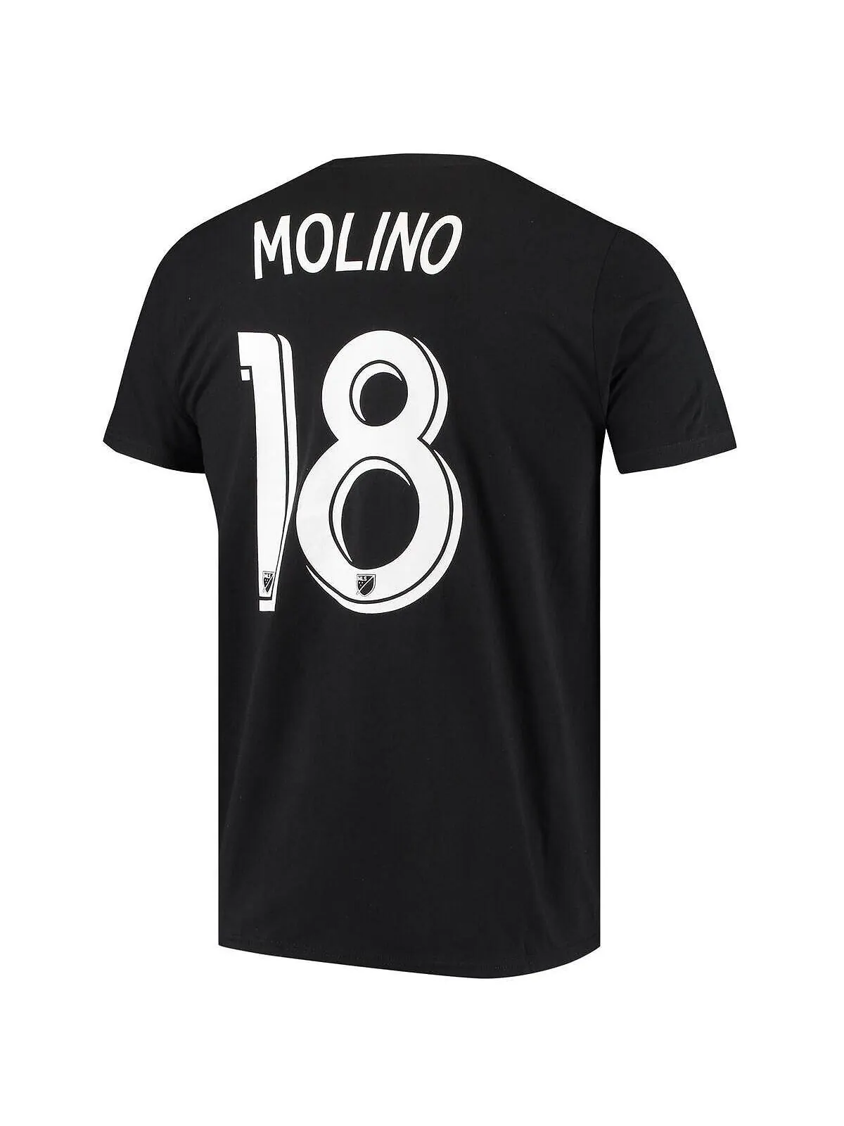 Мужская черная футболка Kevin Molino Minnesota United FC Go To Name and Number adidas — изображение 3 из 3, черный