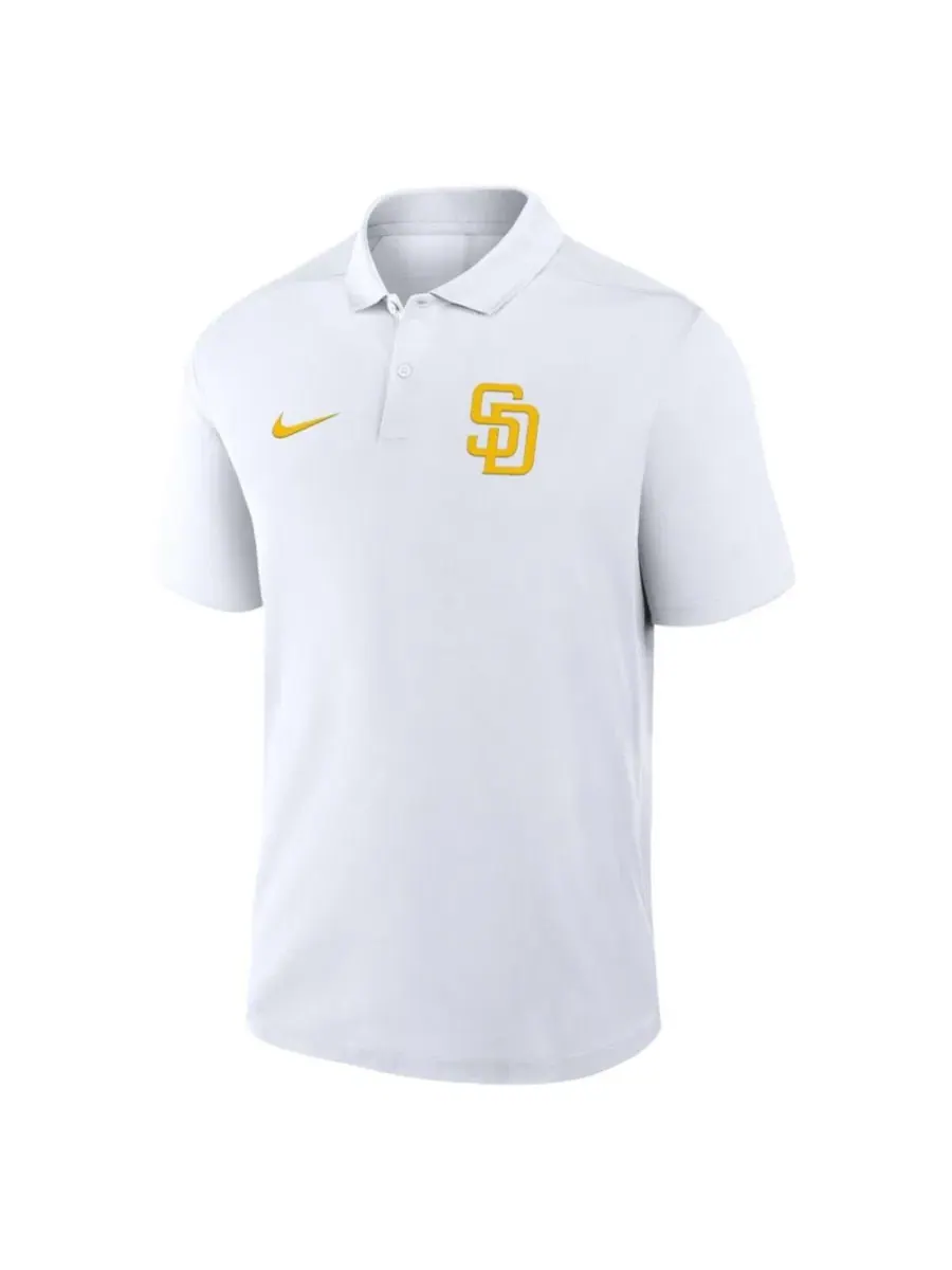 Мужское поло Nike Dri-FIT Victory San Diego Padres — изображение 2 из 3, белый