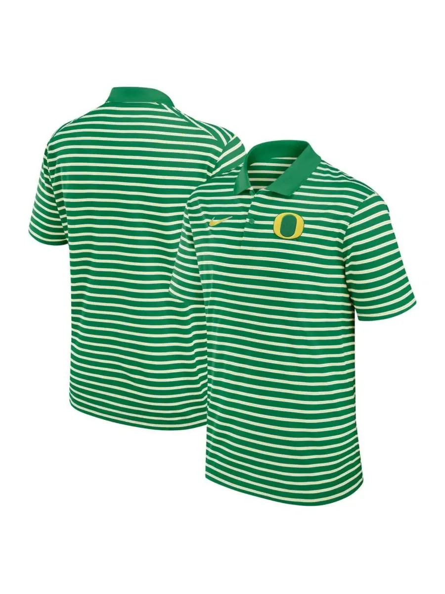 Поло с принтом Oregon Ducks Primetime Victory Striped Performance Nike
