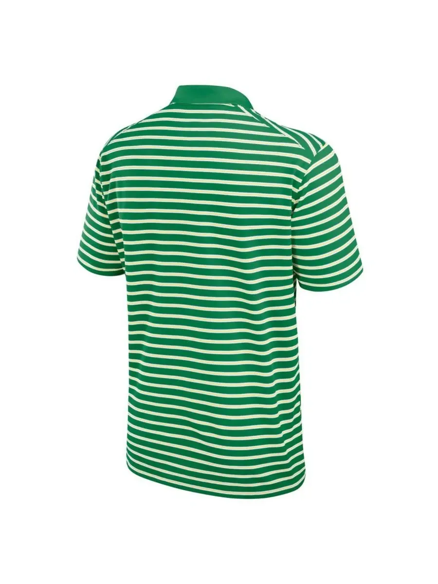 Поло с принтом Oregon Ducks Primetime Victory Striped Performance Nike — изображение 2 из 3, зеленый белый