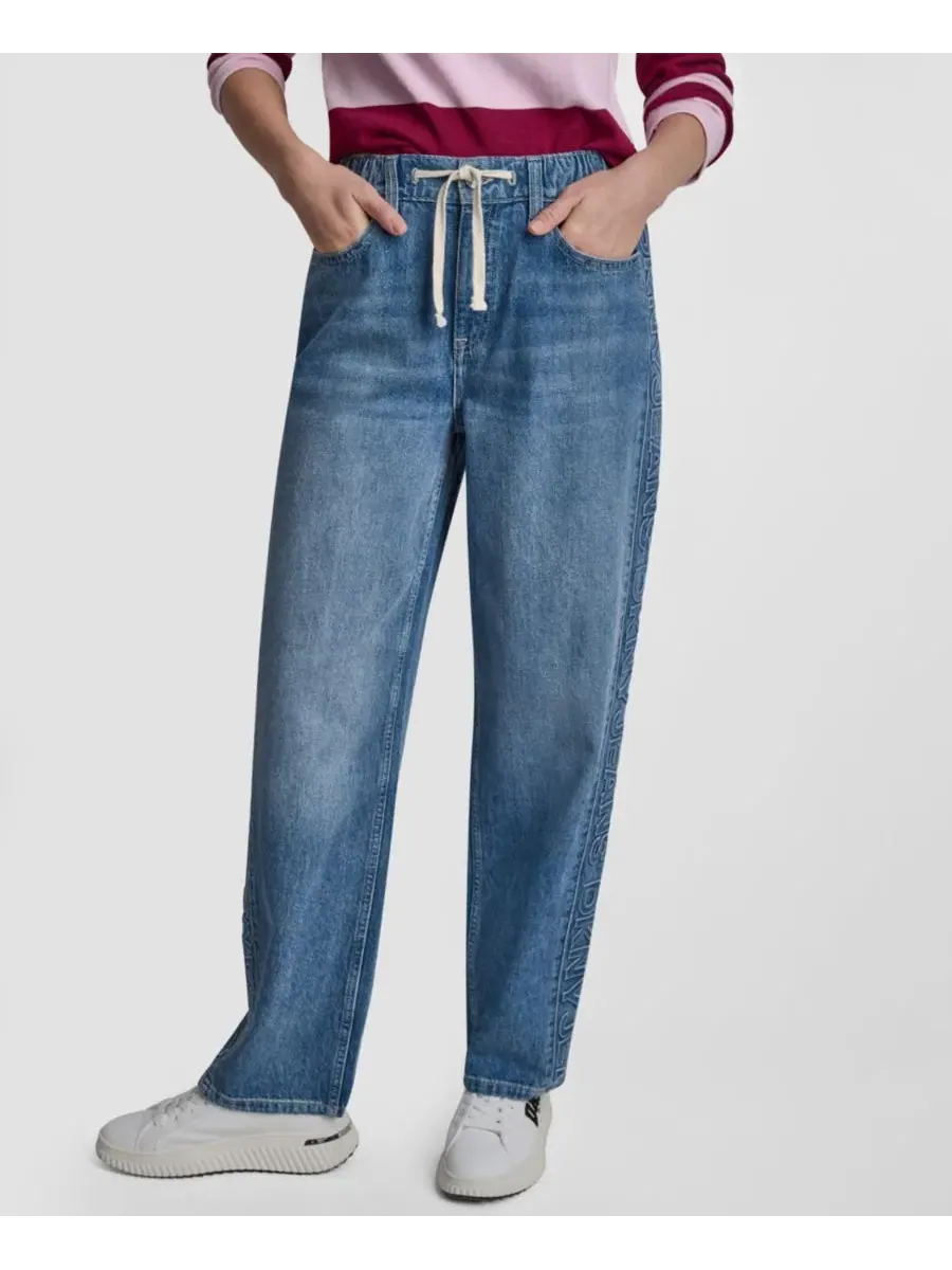 Джинсы прямого кроя с эластичным поясом DKNY Jeans, Cedar Street