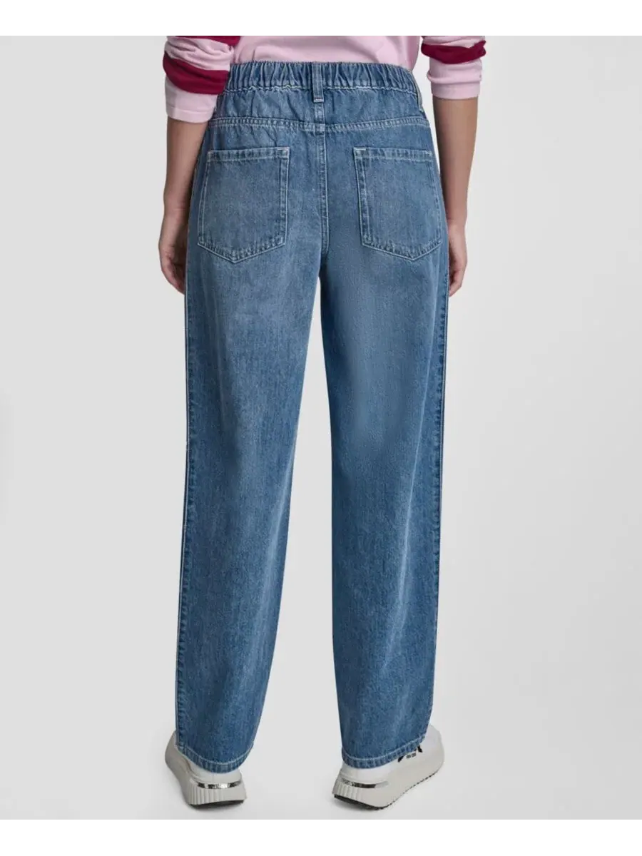 Джинсы прямого кроя с эластичным поясом DKNY Jeans, Cedar Street — изображение 4 из 5