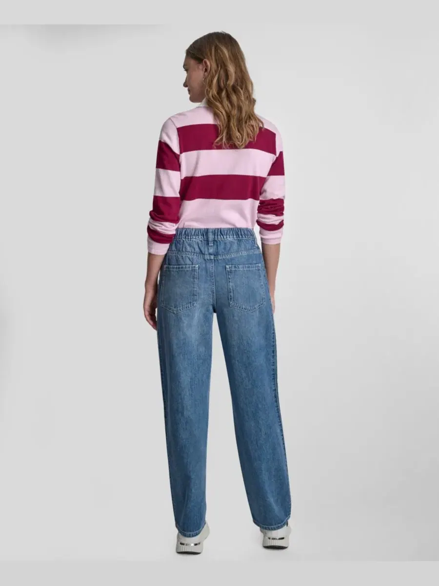 Джинсы прямого кроя с эластичным поясом DKNY Jeans, Cedar Street — изображение 5 из 5