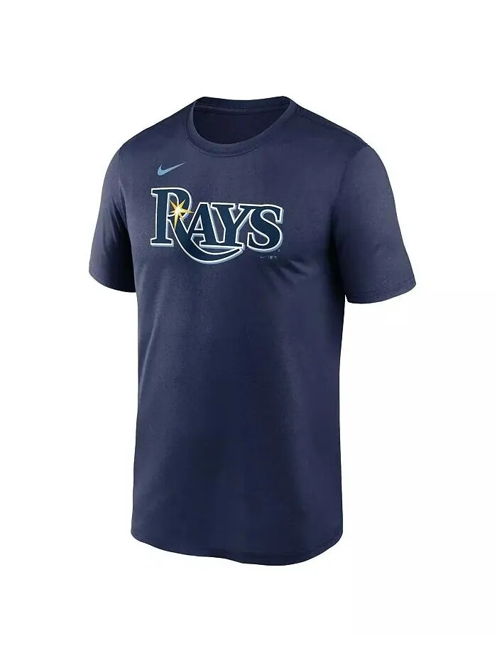 Мужская темно-синяя футболка Tampa Bay Rays Fuse Legend Nike — изображение 3 из 3