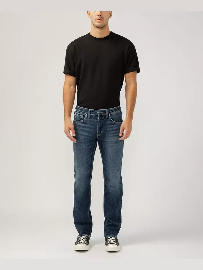 Мужские джинсы Allan Slim Fit Straight Leg Silver Jeans Co. — изображение 3 из 5