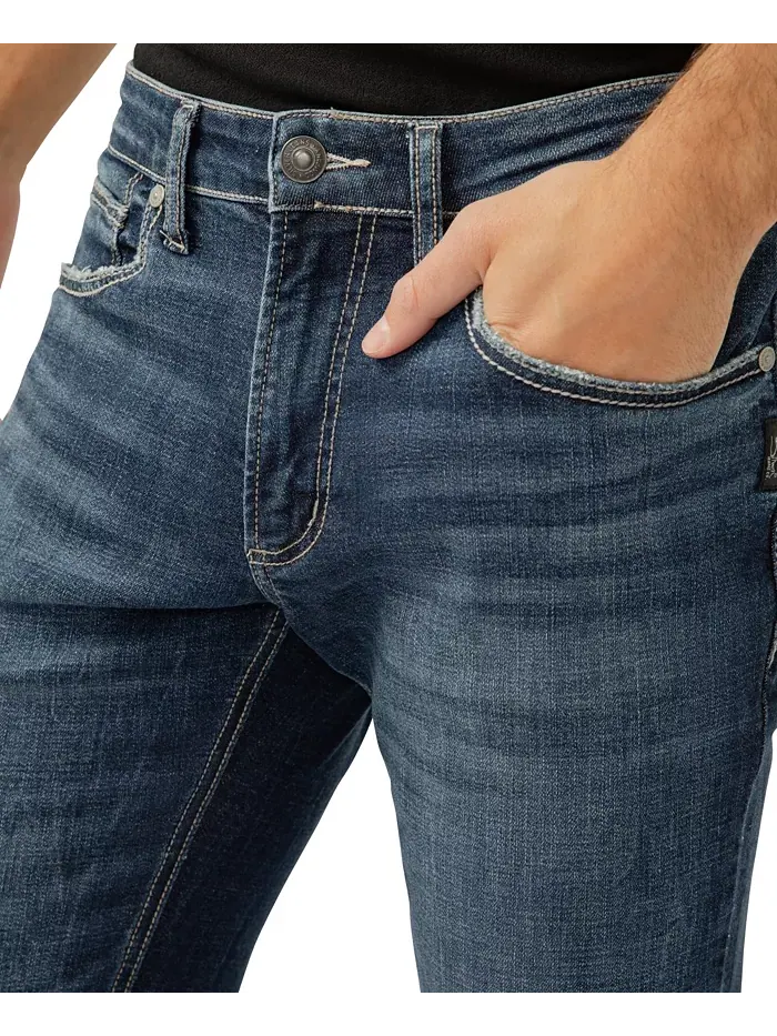 Мужские джинсы Allan Slim Fit Straight Leg Silver Jeans Co. — изображение 4 из 5