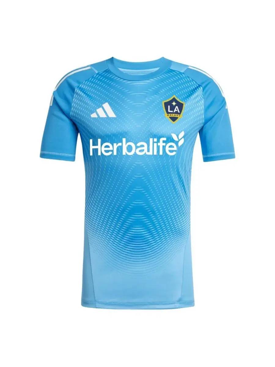 Adidas Мужская синяя вратарская футболка LA Galaxy 2025 — изображение 3 из 3, синий
