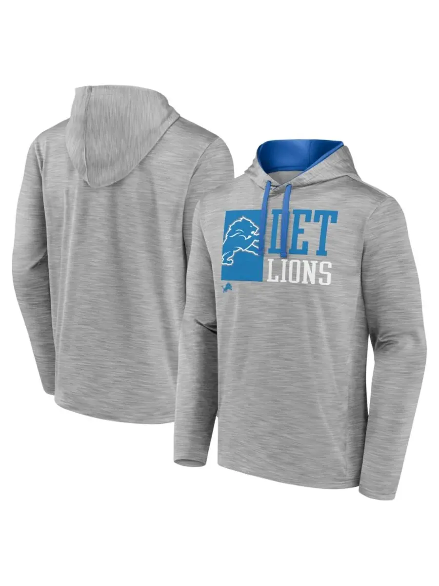 Худи с длинным рукавом Never Quit Detroit Lions Fanatics
