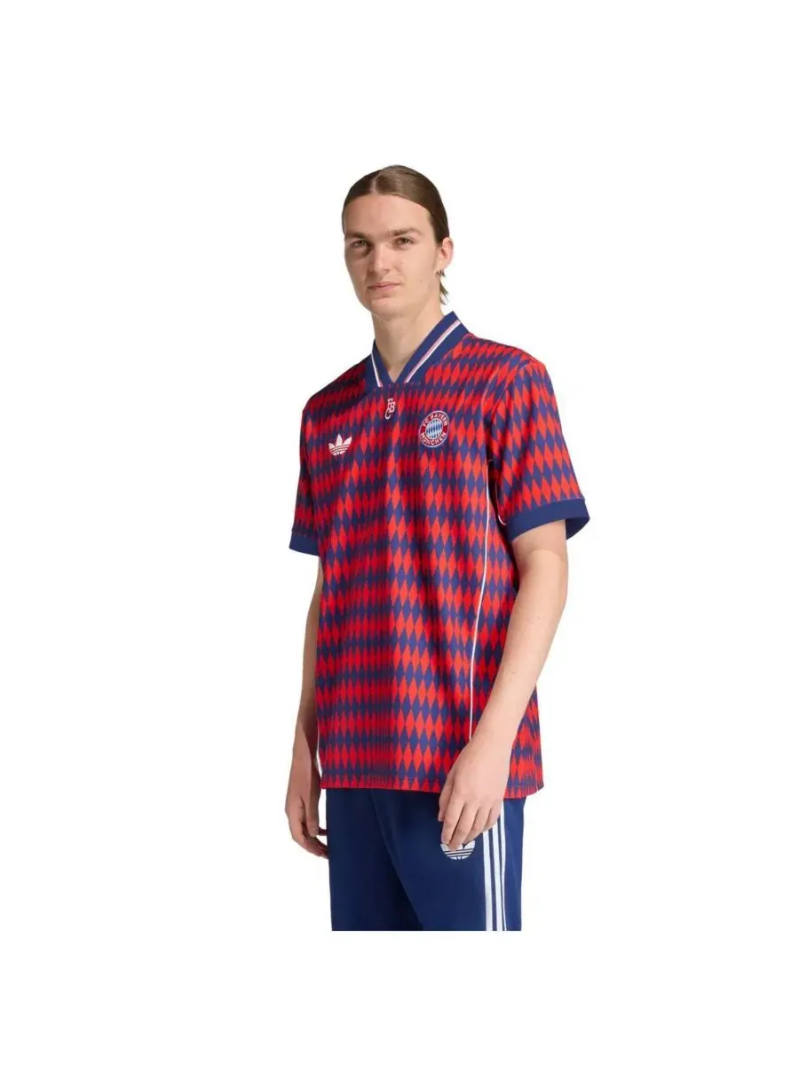 Adidas Мужская и женская красная футболка «Бавария Мюнхен» в стиле лайфстайл