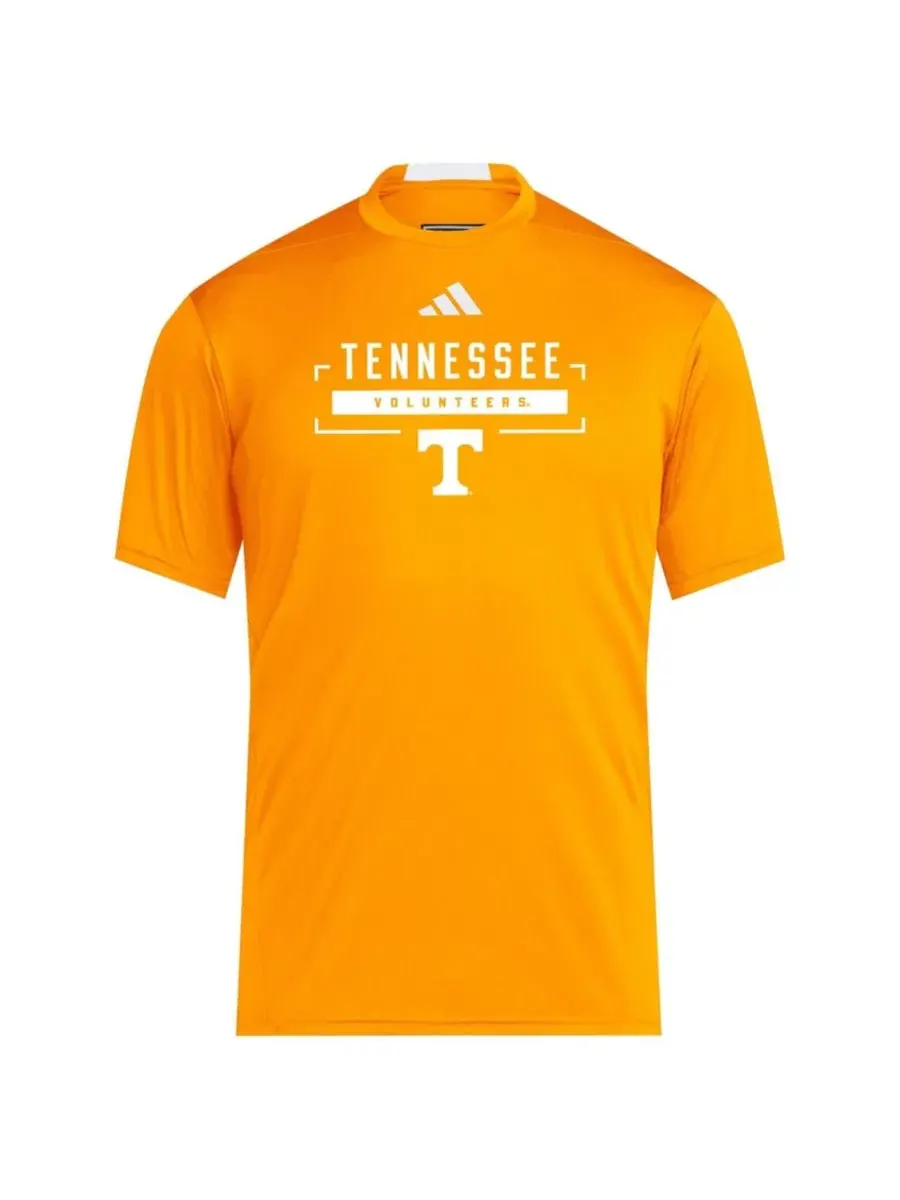 Футболка D4T с принтом Tennessee Volunteers Adidas — изображение 2 из 3, оранжевый