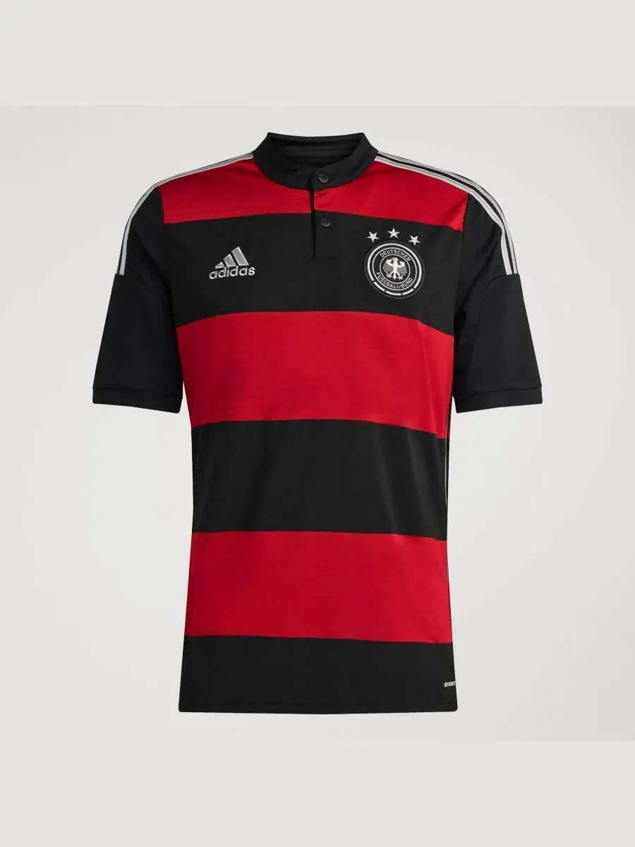 Футболка с принтом Германия 2014 Bringback adidas — изображение 4 из 5, черный красный