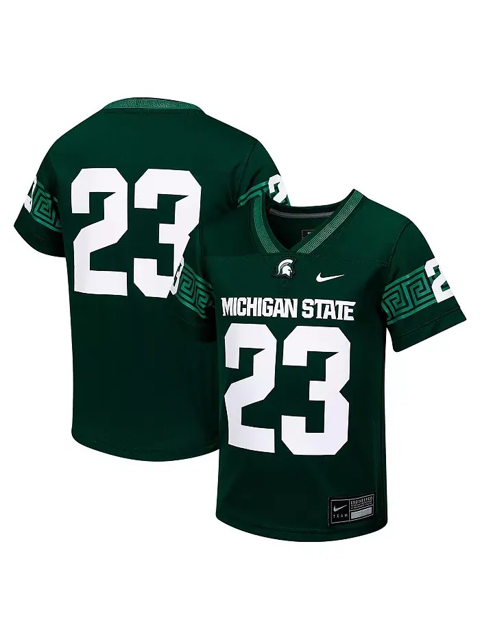Детская футбольная майка Michigan State Spartans Untouchable, зеленый, размер 23 Nike