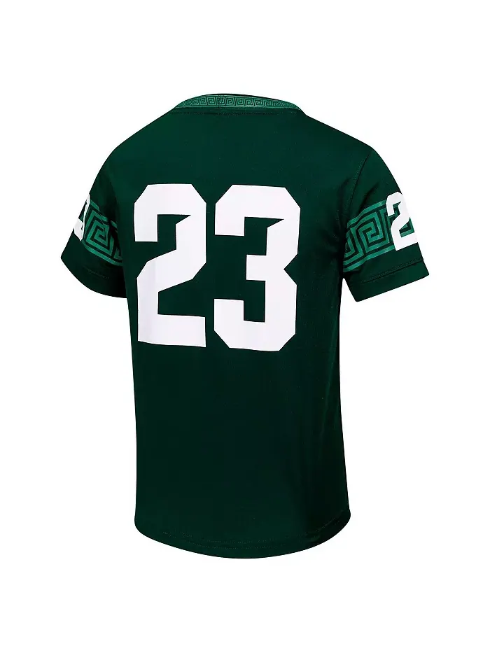 Детская футбольная майка Michigan State Spartans Untouchable, зеленый, размер 23 Nike — изображение 3 из 3