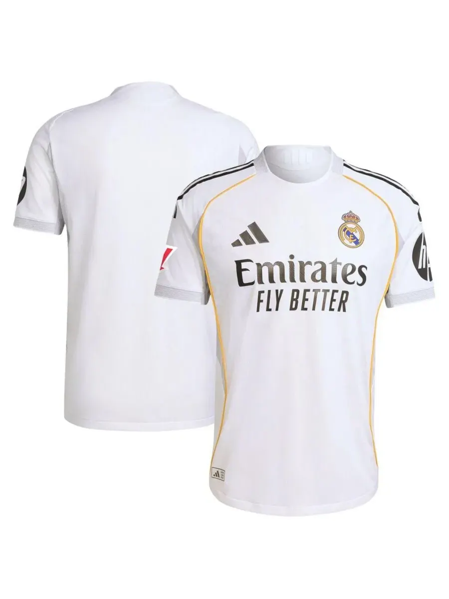 Футболка мужская белая Real Madrid 2025/26 Home Authentic Jersey adidas