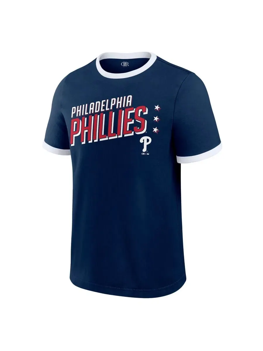 Футболка-кольцо с длинным рукавом с принтом Philadelphia Phillies Darius Rucker Collection By — изображение 2 из 4