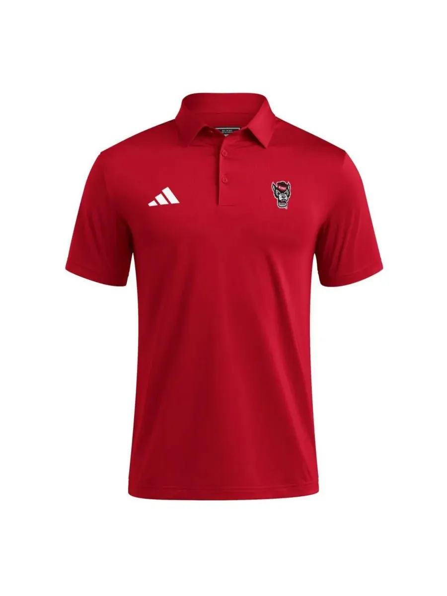 Adidas Мужская красная футболка-поло NC State Wolfpack Ultimate 365 — изображение 2 из 3, красный