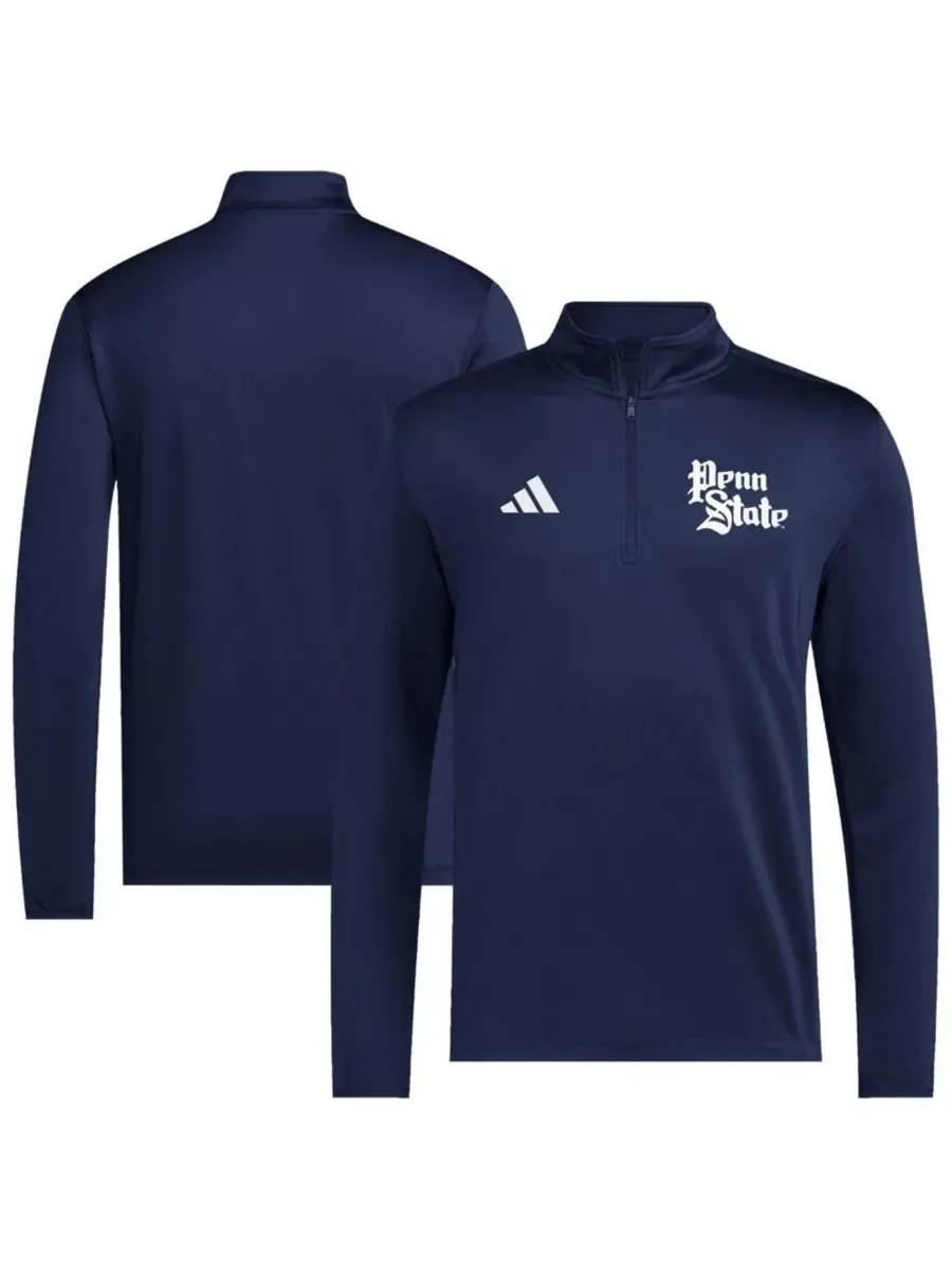 Пуловер с четверть-молнией adidas Penn State Nittany Lions 2026 Sideline Ultimate365 Woven