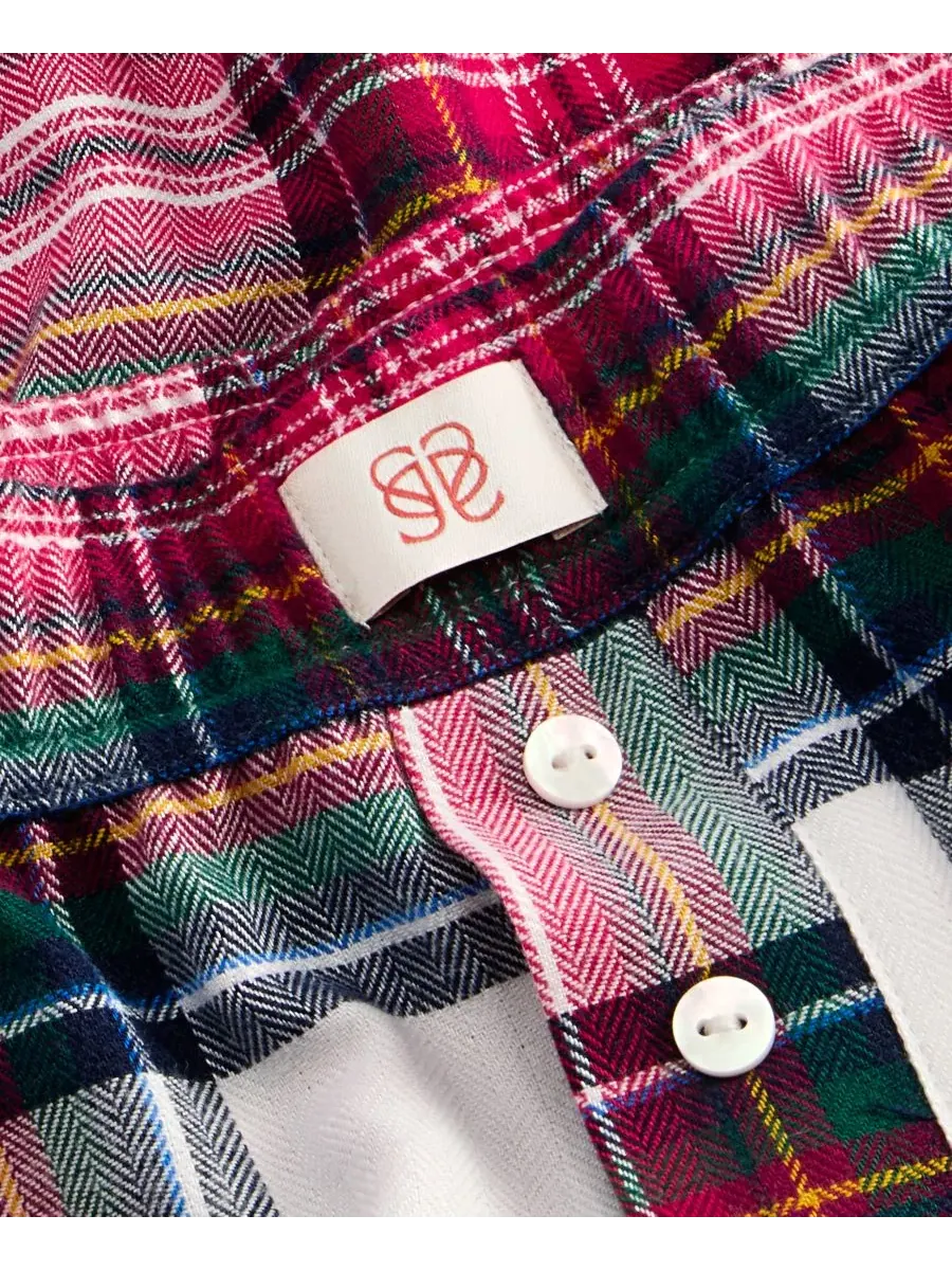 Пижамные шорты State of Day, Tartan Check — изображение 5 из 6