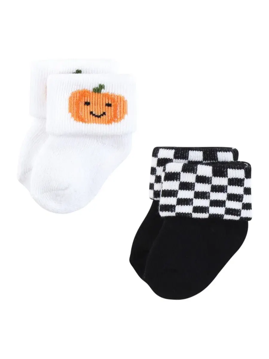 Комплект детских носков из хлопка с рисунком Halloween Hudson Baby — изображение 5 из 8