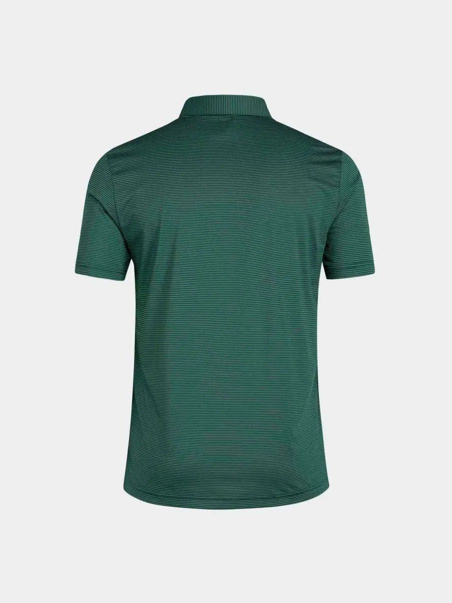 Поло с вышивкой Ultimate365 Stripe Miami Hurricanes adidas — изображение 2 из 2, зеленый